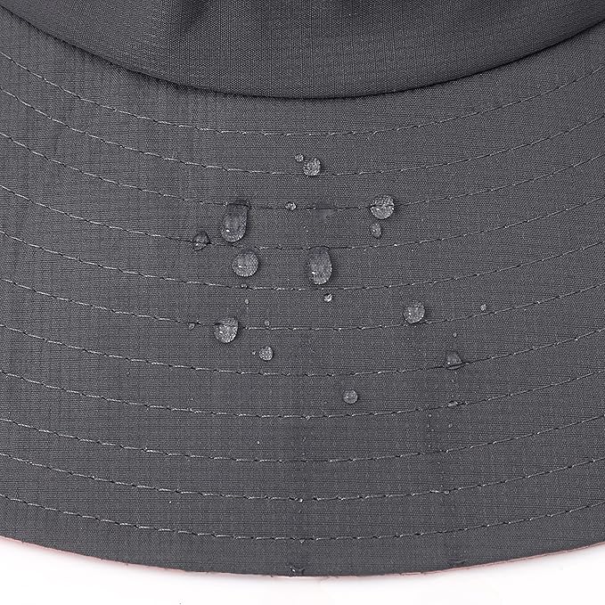 Womens Summer Sun Hat Beach Hat Wide Brim Outdoor UV Protection Hat Foldable - Image 9