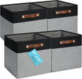 OrganiHaus 12x12 Fabric Storage Bins by OrganiHaus