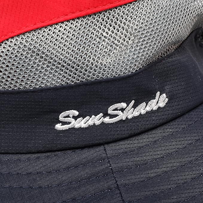Womens Summer Sun Hat Beach Hat Wide Brim Outdoor UV Protection Hat Foldable - Image 7