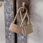 Weather Proof Lock, Keyed Alike Solid Brass Padlocks - Image 5
