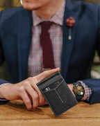 SERMAN BRANDS RFID Blocking Wallet Slim Bifold - Image 2