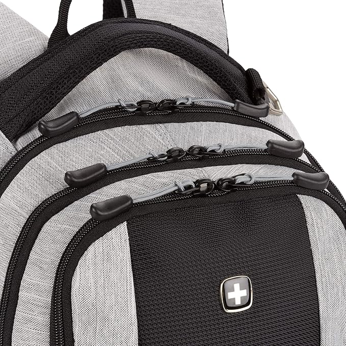 SwissGear Cecil 5505 Laptop Backpack, Heather Grey - Image 8