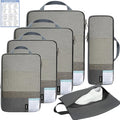 BAGAIL 6 Set/4 Set Lightweight Compression Packing Cubes by BAGAIL