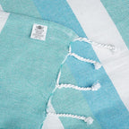 HILLFAIR Cotton Turkish Beach Towels, Quick Dry Lightweight Sand Free Peshtemal - Image 8