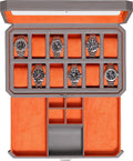 ROTHWELL 12 Slot Leather Watch Box by RothwellSanFrancisco