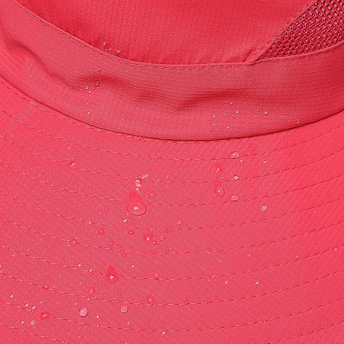 Womens Summer Sun Hat Beach Hat Wide Brim Outdoor UV Protection Hat Foldable - Image 9