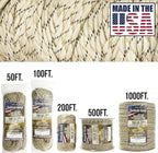 TOUGH-GRID 750 Paracord Rope Nylon Parachute Cord, Made in USA Survival Kit - Image 2