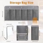 RV Shoe Pockets 6 Large Pockets Heavy Hanging Bedside Storage Organizer - Image 2