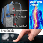 ProEtrade Backpack Bookbag for College Sturdy Travel Business Hiking Fit Laptop - Image 5