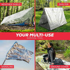 Mart Cobra Emergency Blanket 100-Pack | Reflective Thermal Blanket | Survival - Image 6