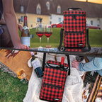 Opux 2 Bottle Wine Tote Carrier, Insulated Cooler Bag - Image 7