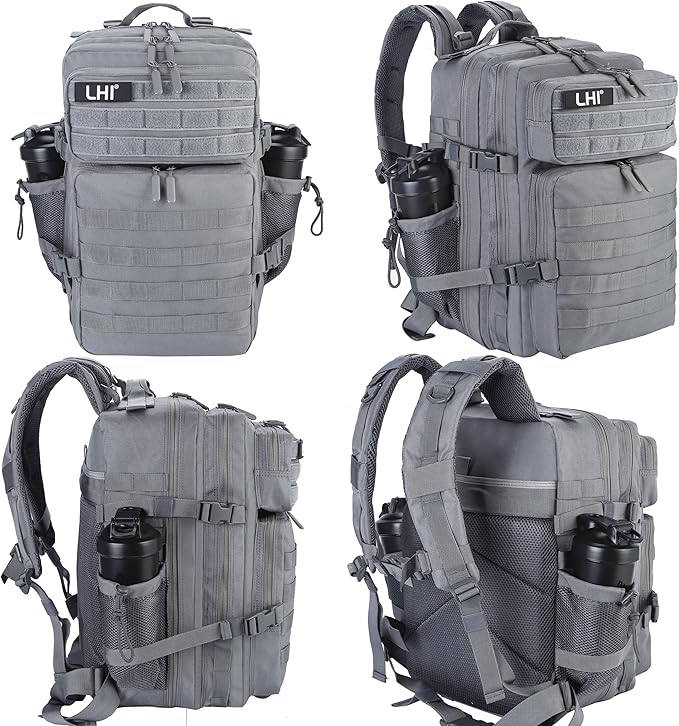 LHI Military Tactical Backpack for Men and Women 45L Army 3 Days Assault Pack - Image 2