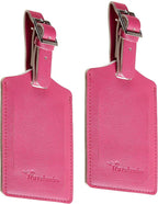 8 Pack Leather Luggage Travel Bag Tags by Travelambo - Image 4