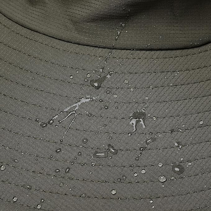 Womens Summer Sun Hat Beach Hat Wide Brim Outdoor UV Protection Hat Foldable - Image 9