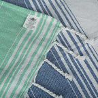 HILLFAIR Cotton Turkish Beach Towels, Quick Dry Lightweight Sand Free Peshtemal - Image 8