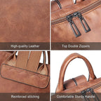 Shrrie Vegan Leather Laptop Backpack - Image 6