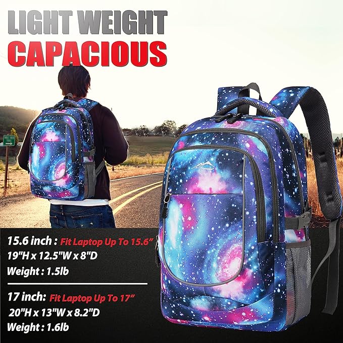 ProEtrade Galaxy Backpack Bookbag - Image 6