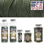 TOUGH-GRID 550 Paracord Rope Nylon Parachute Cord, Made in USA Survival Kit - Image 2